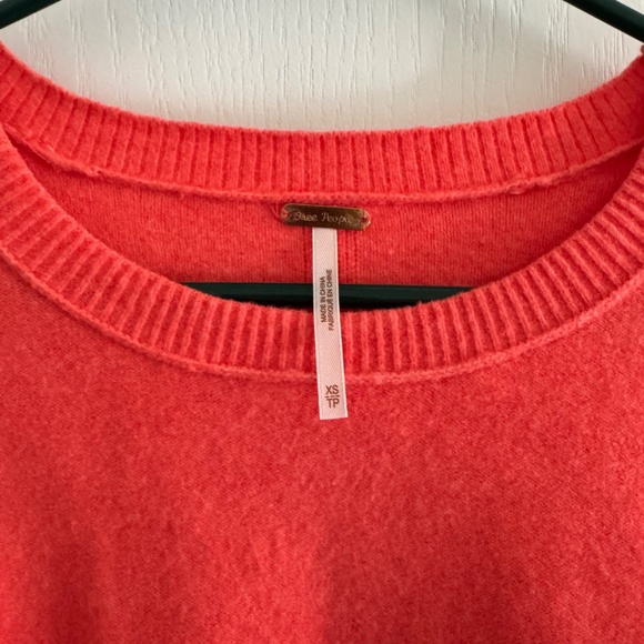 Free People Luna Jumper Sweater in Super Red - Picture 3 of 4